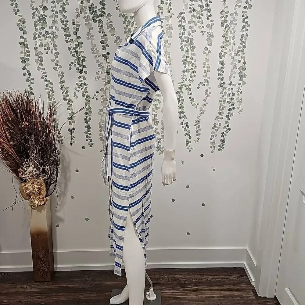 Red Carter SHAY MIDI DRESS SWIM COVER-UP IN NAVY Sz S - Picture 7 of 10